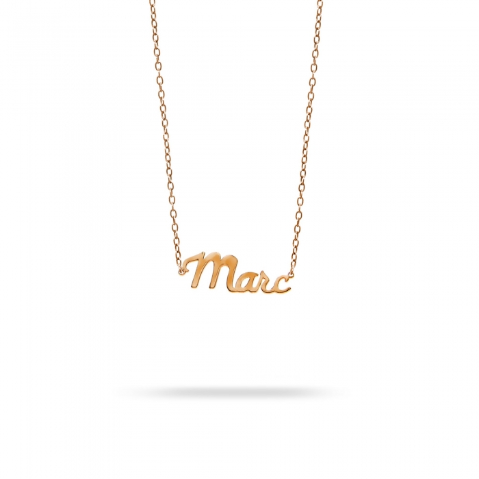 Necklace name Marc pink gold