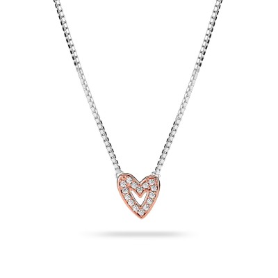 Pandora Moments Hand-Woven Heart Necklace