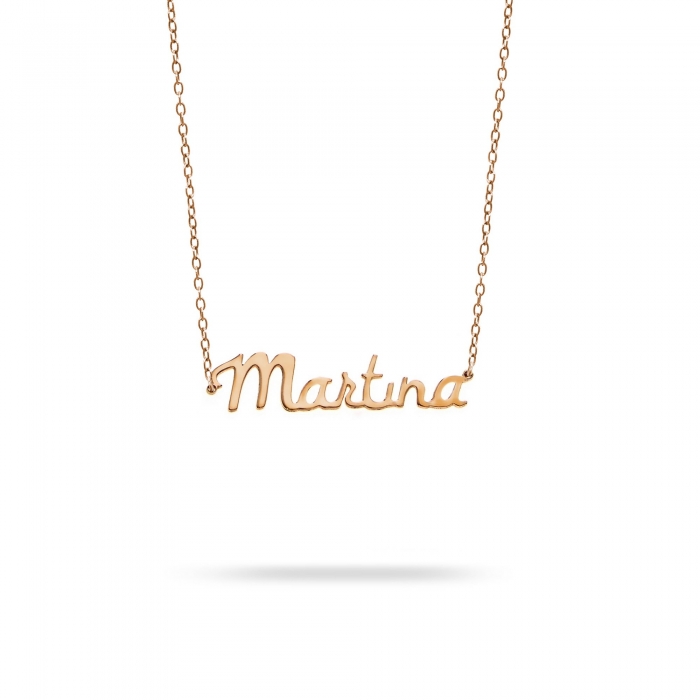 Necklace name Martina pink gold