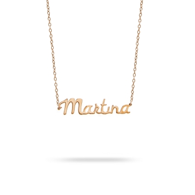 Necklace name Martina pink gold
