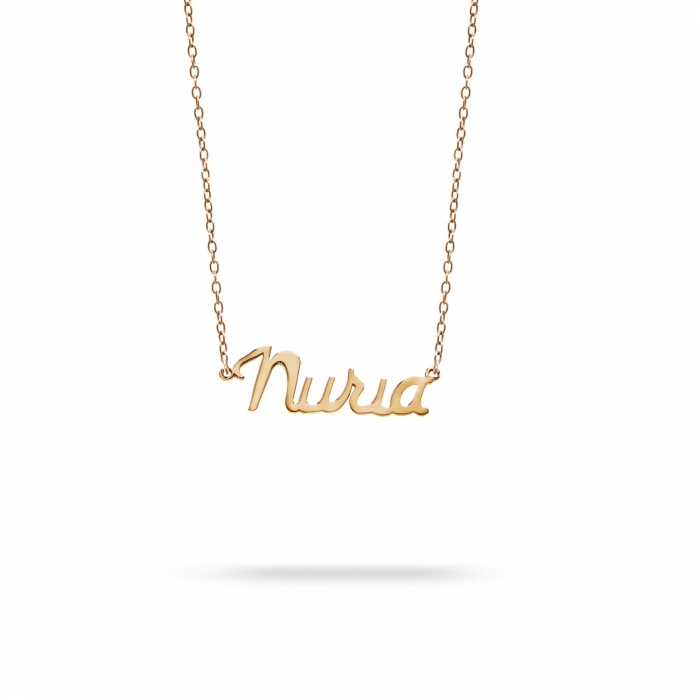 Necklace name Nuria pink gold
