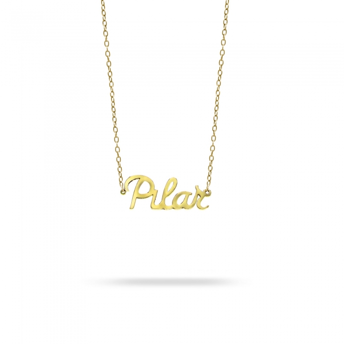 Necklace name Pilar yellow gold