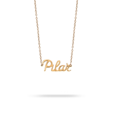 Necklace name Pilar pink gold