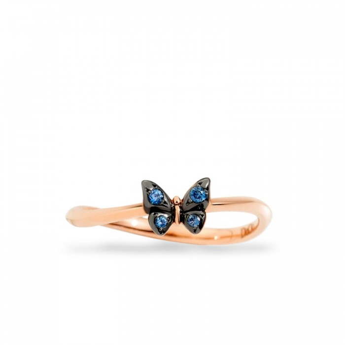 Sapphires Butterfly Dodo Ring