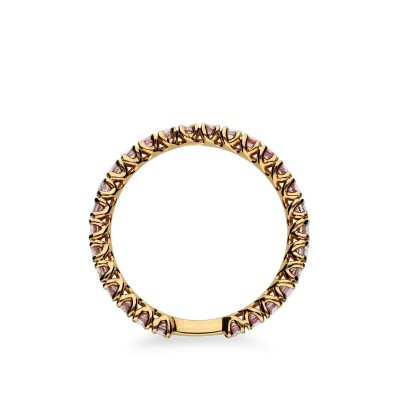 Grau Rainbow Pink Sapphires Ring