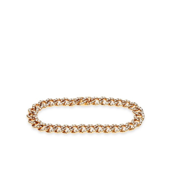 Rose Gold and Diamonds Chain Bracelet