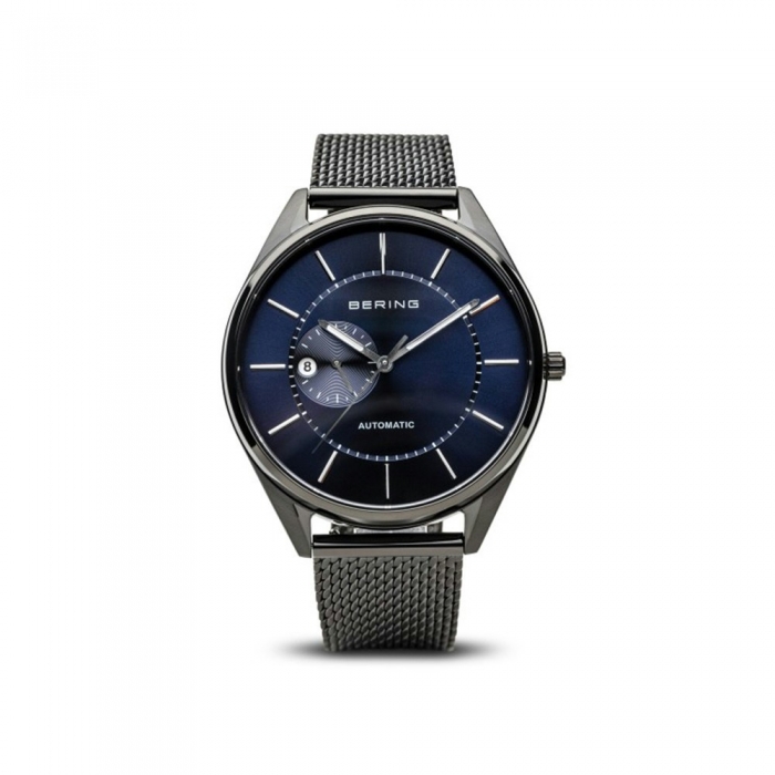 Bering Automatic black polished watch