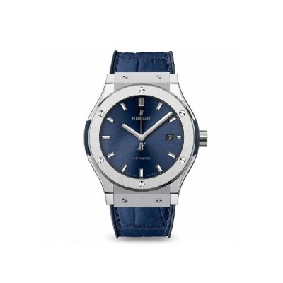 Hublot Classic Fusion Blue 42mm watch.