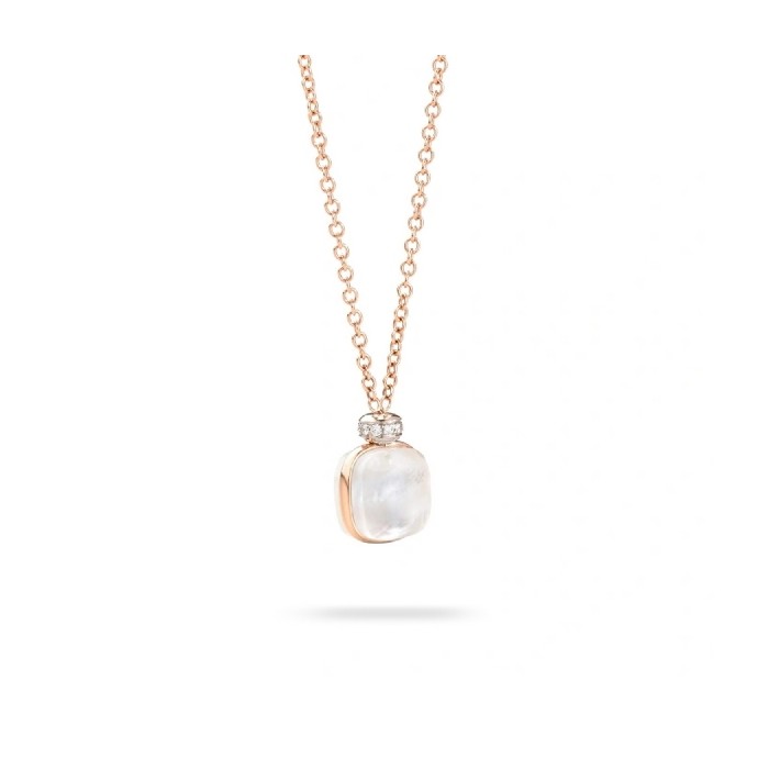 Pomellato Nudo White Topaz with Mother of Pearl Necklace