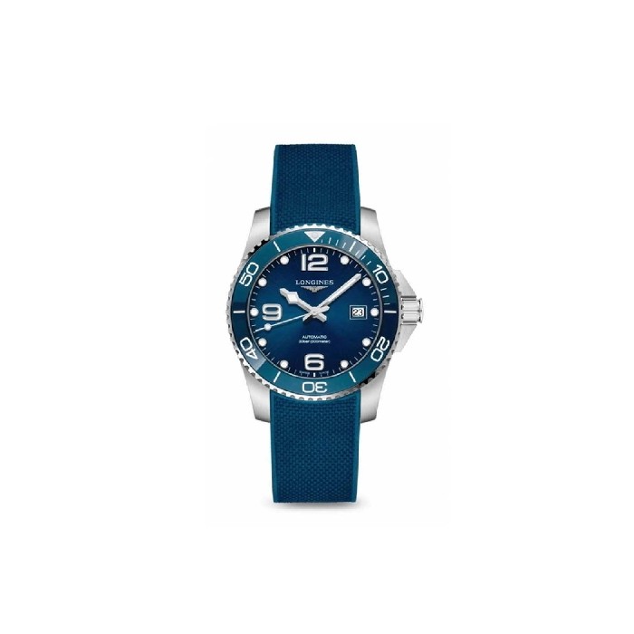 Longines blue dial watch
