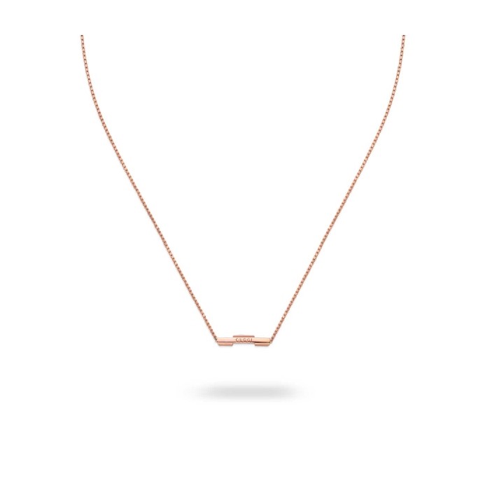 Gucci Rose Gold Link to Love Necklace
