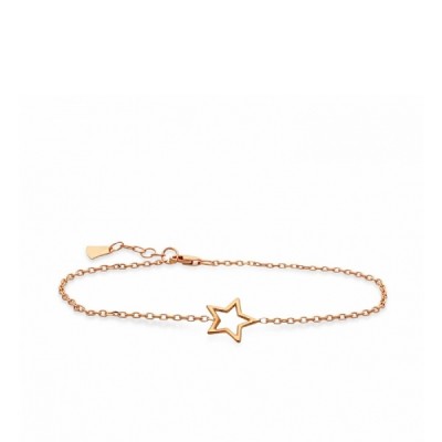 Grau Bracelet with Rose Gold Star