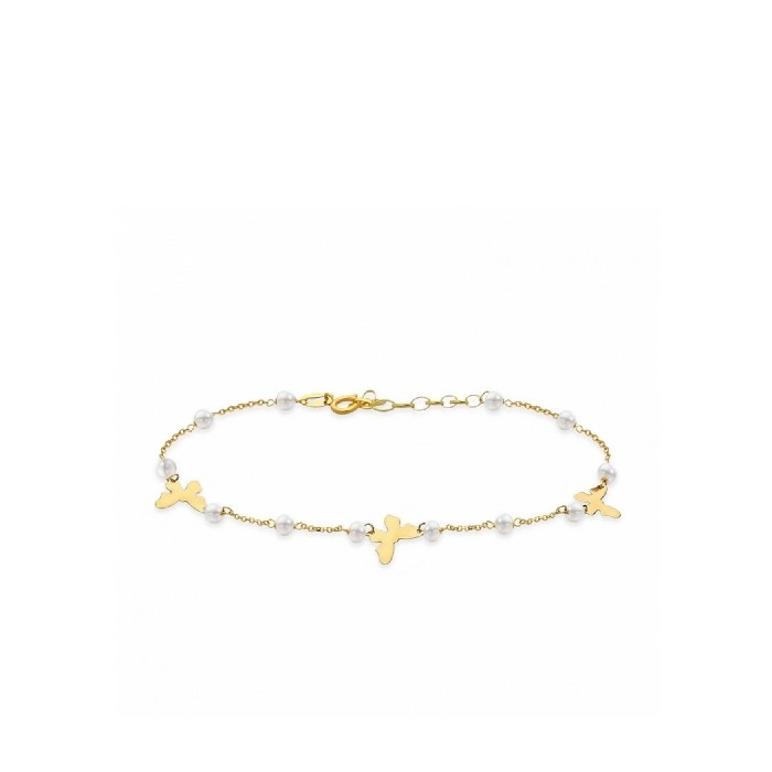 Grau bracelet butterflies and pearls