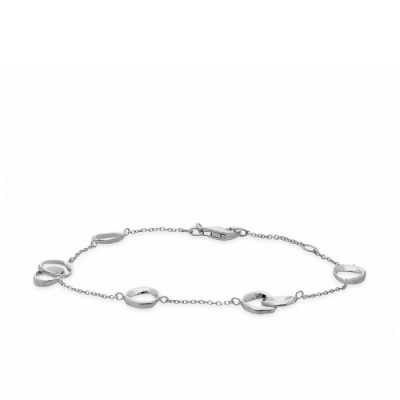 Grau white circles bracelet