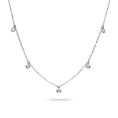 Aura Choker White Gold Diamonds