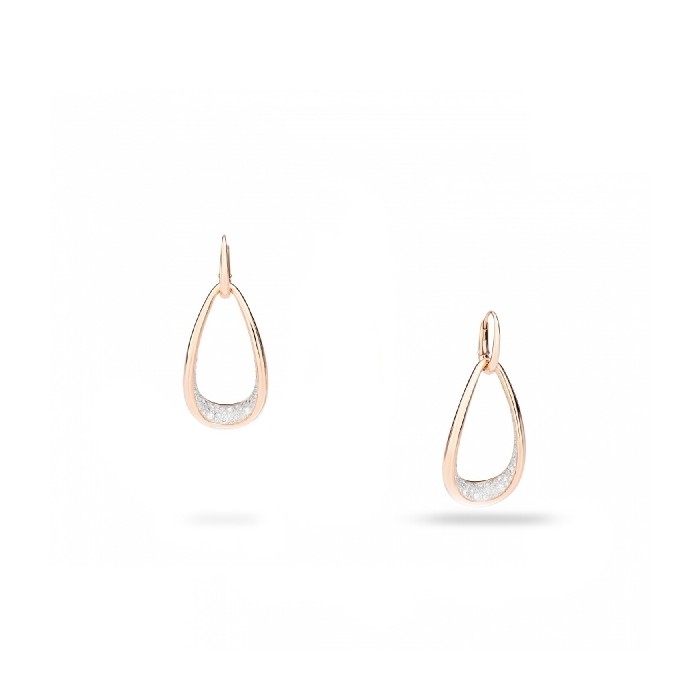 Rose gold and diamond earrings by Pomellato Fantina