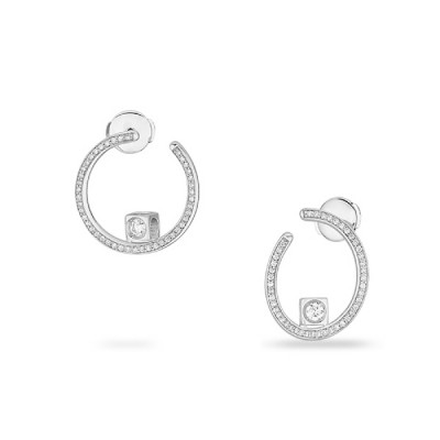Dinh Van Le Cube Diamant Earrings