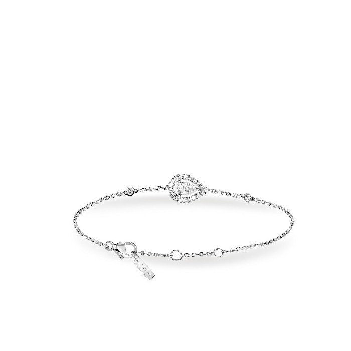 Joy Diamant Poire 0.25ct white gold bracelet