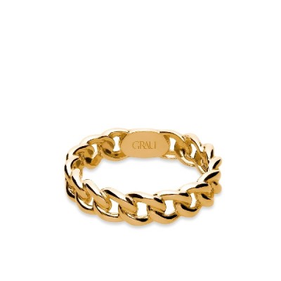 GRAU Rose Gold Chain Ring