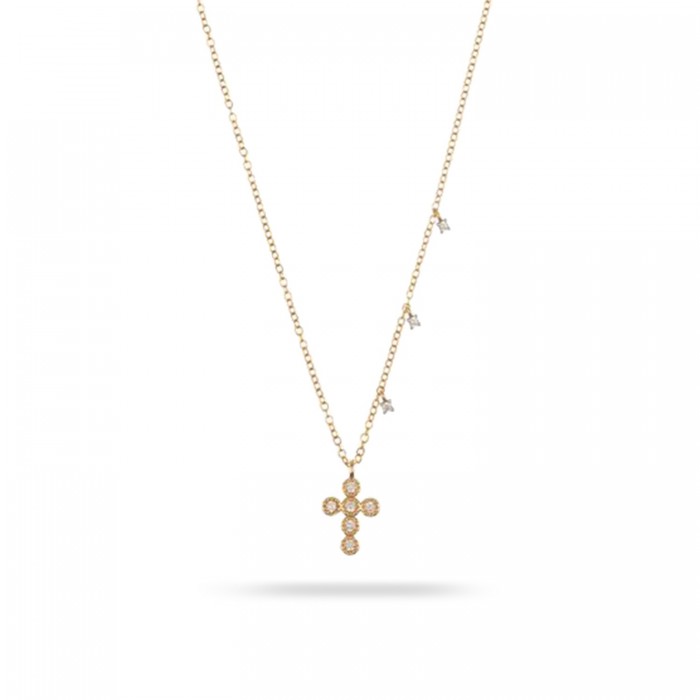 Agatha Cross Shiny Necklace