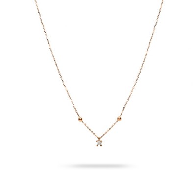 My Essence Rose Gold and Diamonds Necklace