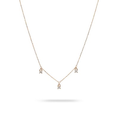 Aura Rose Gold and Diamonds Necklace