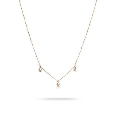 Cosmos Rose Gold and Diamonds Necklace