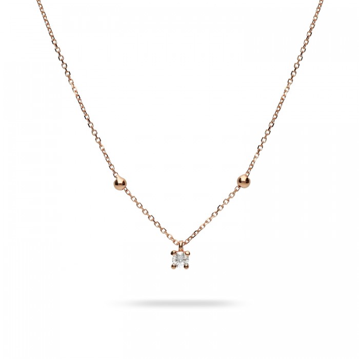My Essence Rose Gold and Diamonds Necklace