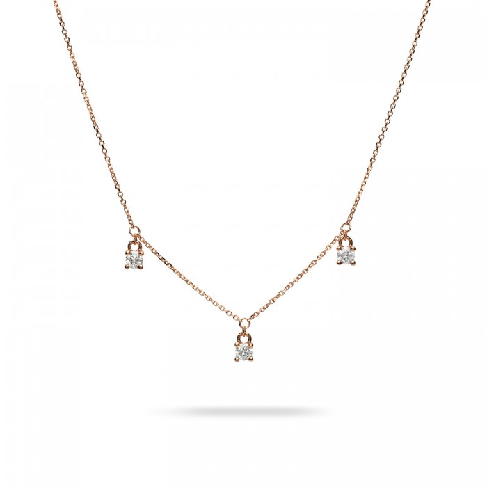 Aura Rose Gold and Diamonds Necklace