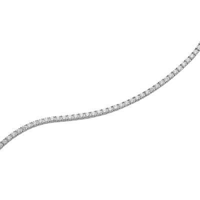 Riviere Bracelet White Gold and Diamonds