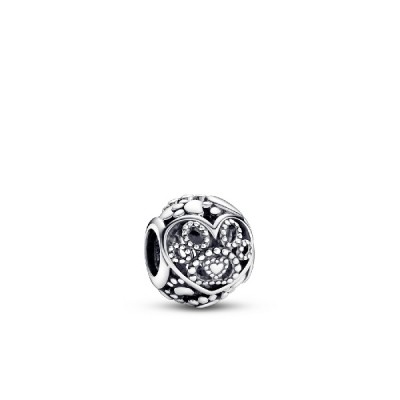 Pandora Moments Charm with Puppy and Footprints