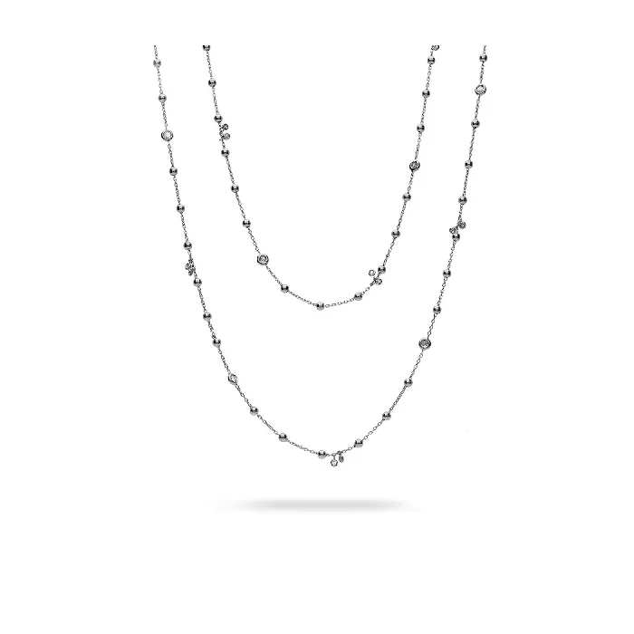 Necklace Cosmos White Gold and Diamonds