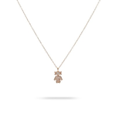 Tiny Charms Girl Necklace