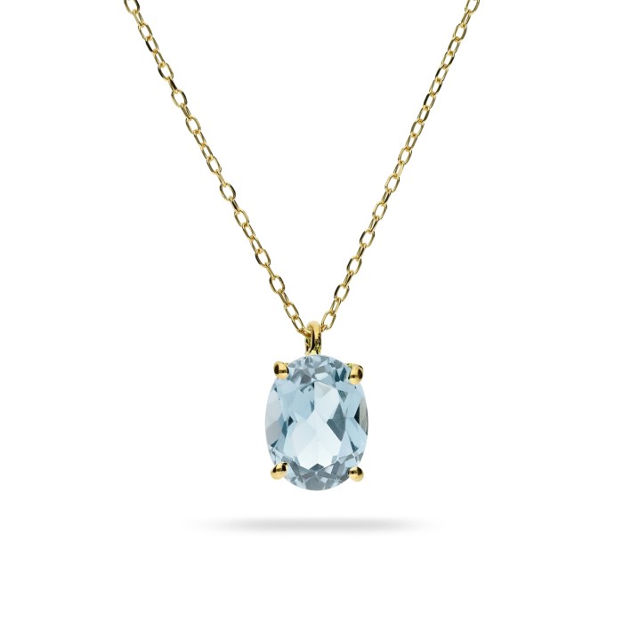 Good Mood Topaz and Yellow Gold Necklace