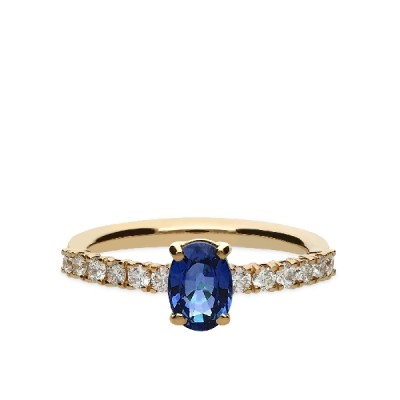 Ring Grau Rose Gold and Blue Sapphire