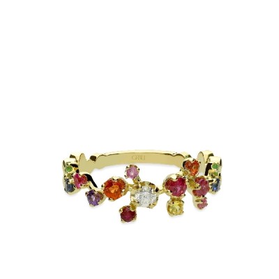 Anillo Aura Zafiros Oro Amarillo