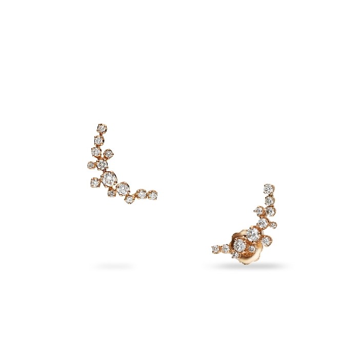 Ear Cuff Earrings Aura Rose Gold