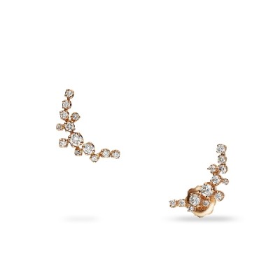 Ear Cuff Earrings Aura Rose Gold