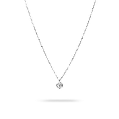 Collar Aura Platino y Diamante