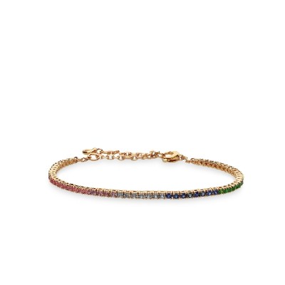 Pink gold rainbow bracelet Grau