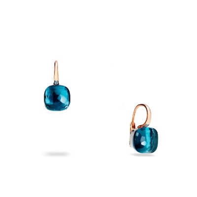 Classic blue London topaz earrings