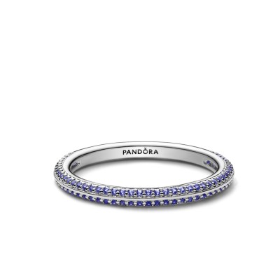 Pandora ME Blue Pavé Combinable Ring