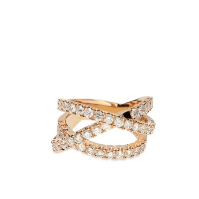 Rose Gold and Diamonds Ring