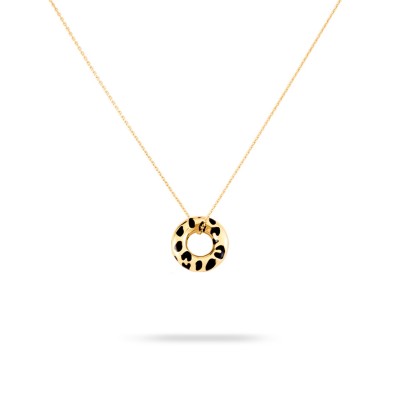 Agatha Leopard Midi Necklace