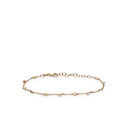 Rose gold Cherry Aura bracelet Grau