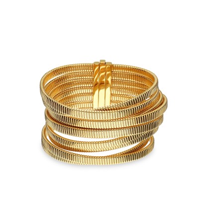 Tubogas Bracelet Nine Bands Gold