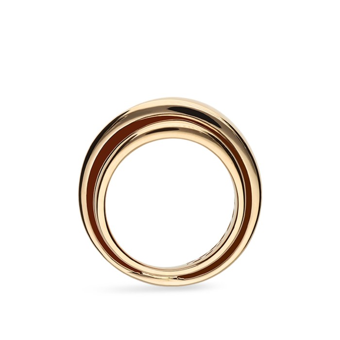 Grau wide gold band ring