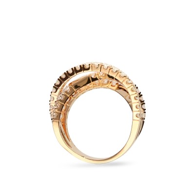 Rose Gold and Diamonds Ring