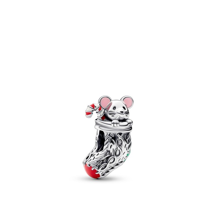 Pandora Mouse in Sock Charm