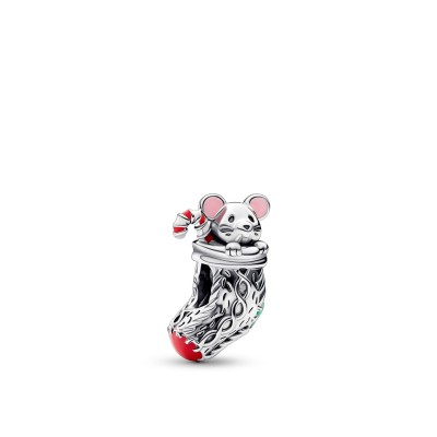Pandora Mouse in Sock Charm